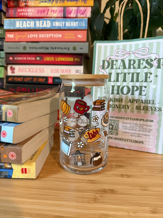 GILMORE GIRLS GLASS CUP