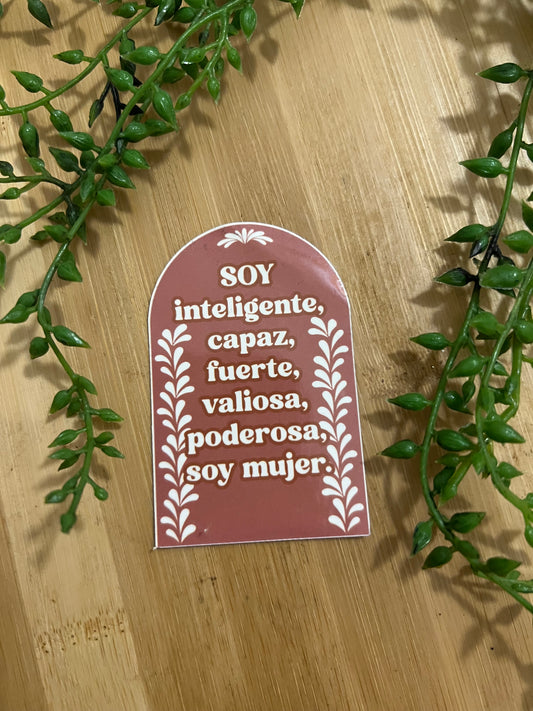 SOY MUJER STICKER