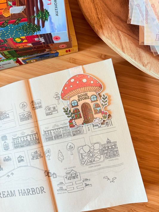 BOOKSTORE MUSHROOM MAGNETIC BOOKMARK