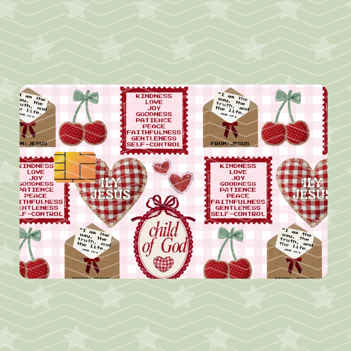 CHRISTIAN STAMPS CARD SKIN