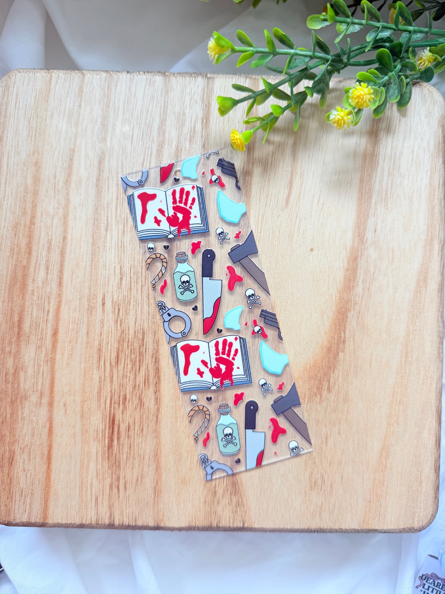 HORROR ACRYLIC BOOKMARK