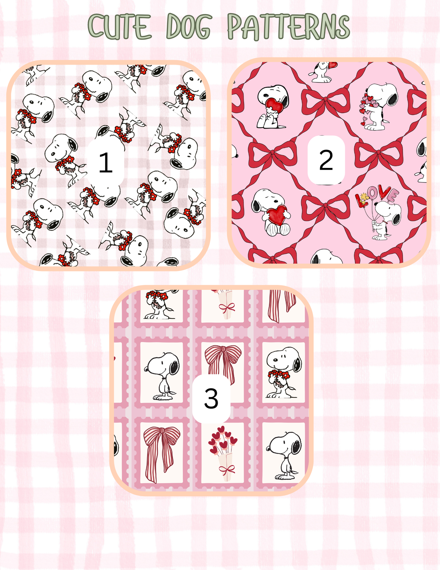 CUTE DOG PATTERNS ALL SIZES SLEEVES/POUCHES