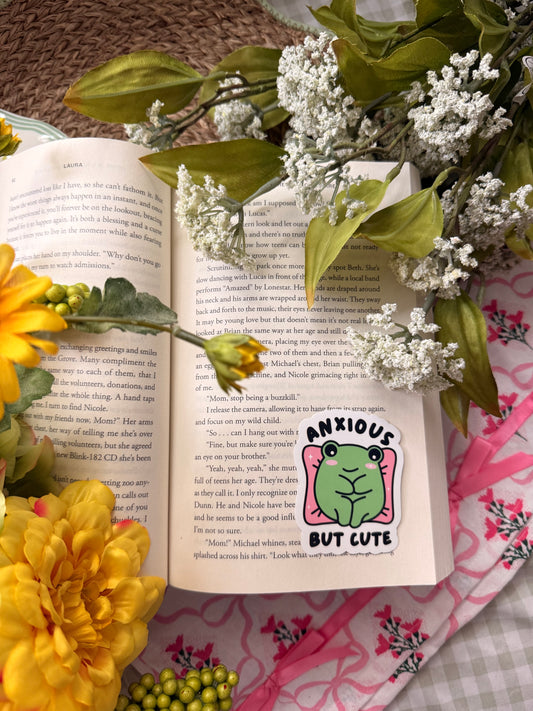 ANXIOUS BUT CUTE STICKER