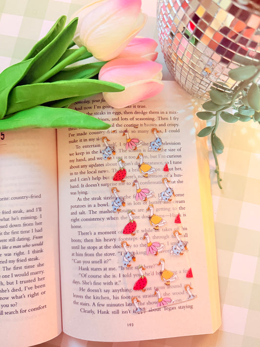 GEESE ACRYLIC BOOKMARK