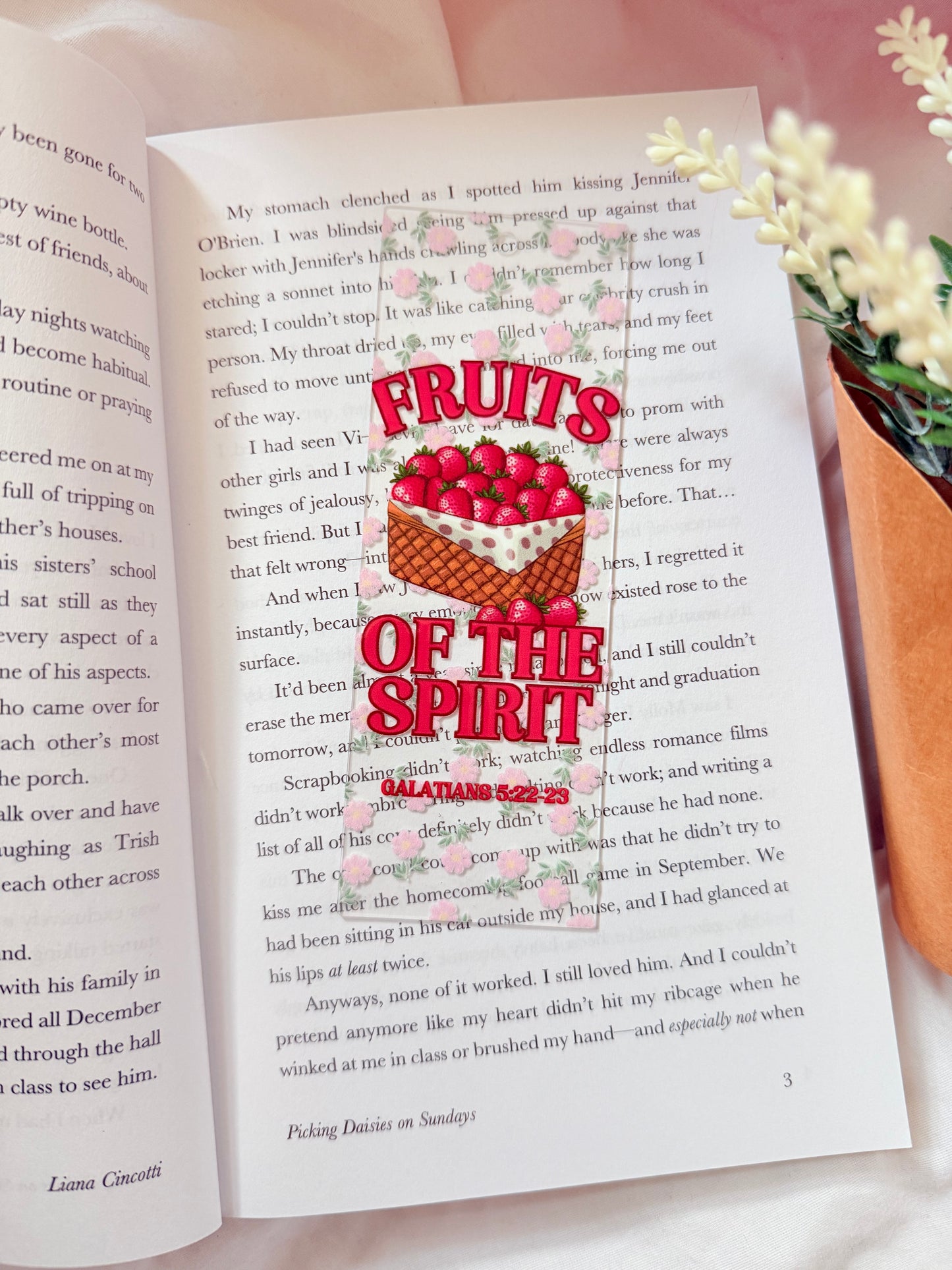 FRUITS OF THE SPIRIT ACRYLIC BOOKMARK