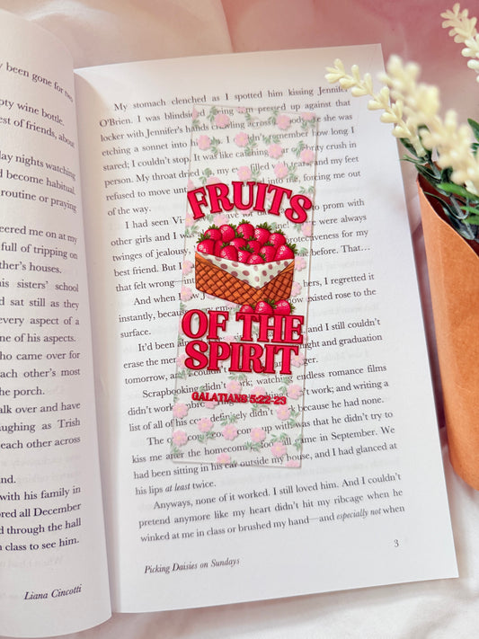 FRUITS OF THE SPIRIT ACRYLIC BOOKMARK