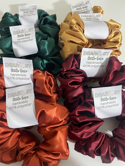 FALL SATIN SCRUNCHIES