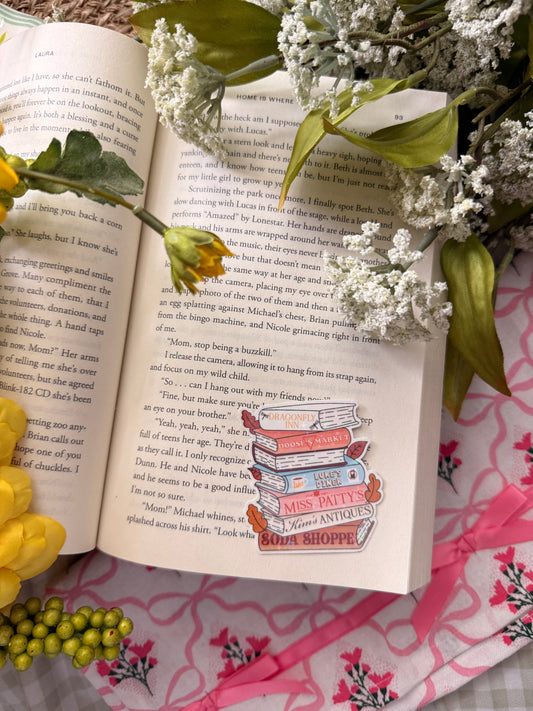 GILMORE GIRLS BOOK STACK STICKER