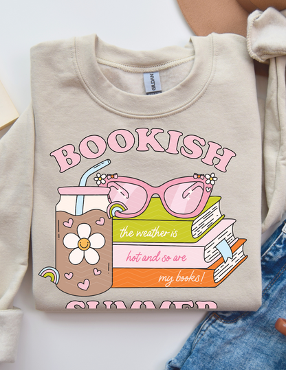 BOOKISH SUMMER ADULT SIZE (SHIRT/CREWNECK)