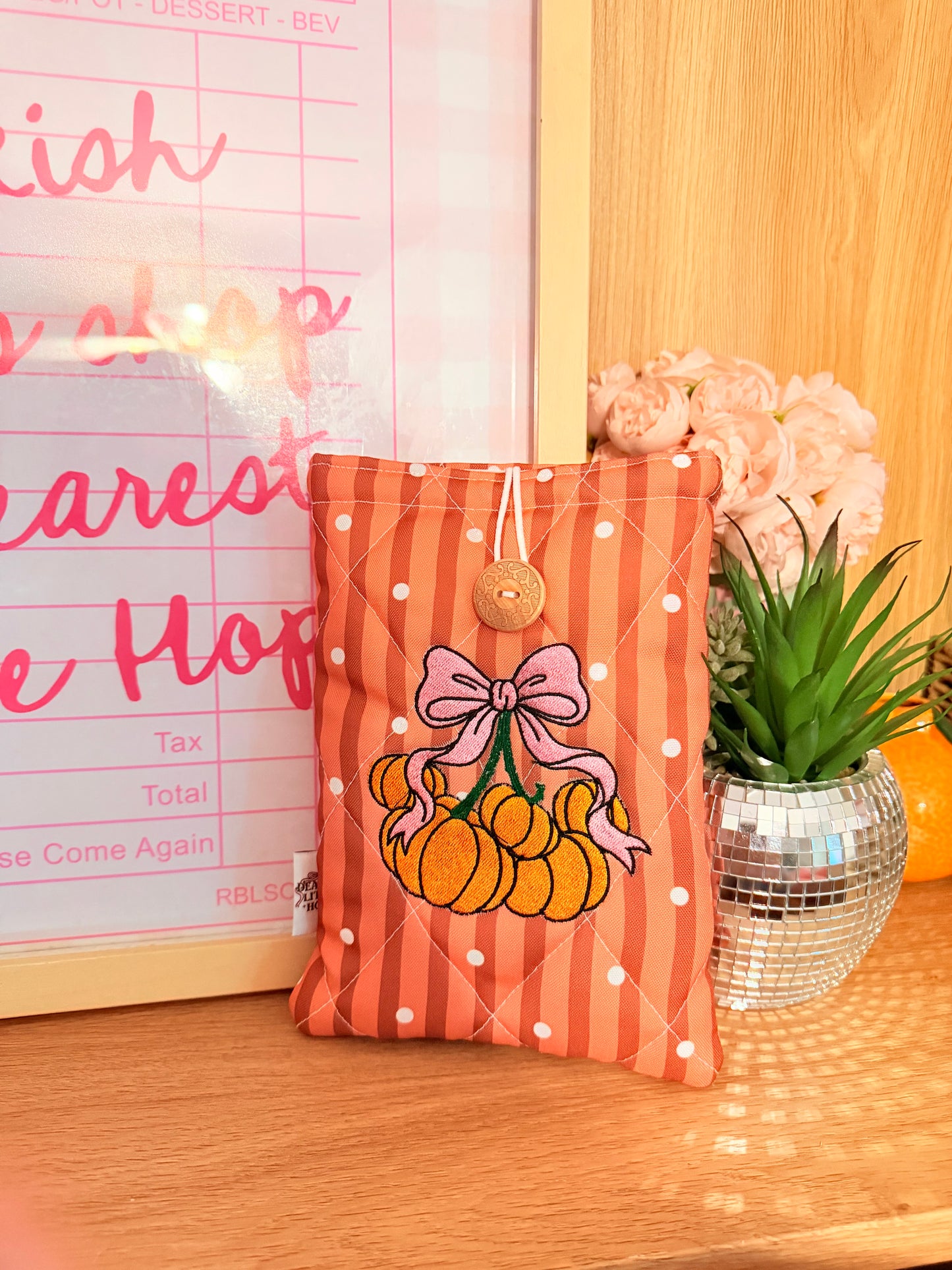 PUMPKIN BOWS COLORSOFT 7” & SMALLER SLEEVE