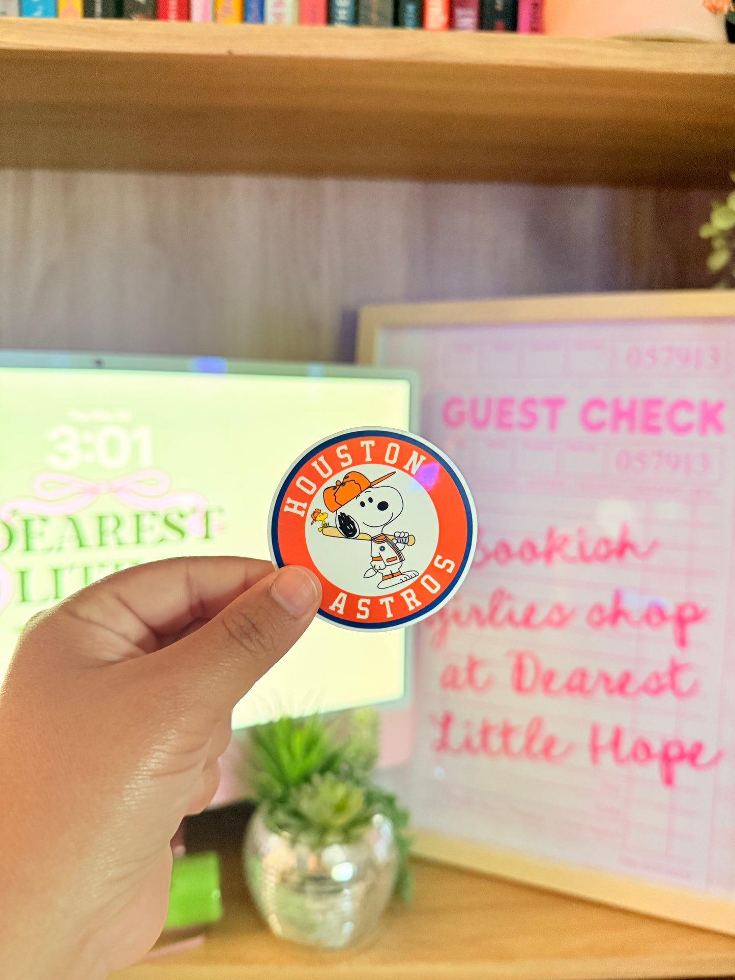STROS CUTE DOG HOLOGRAPHIC STICKER