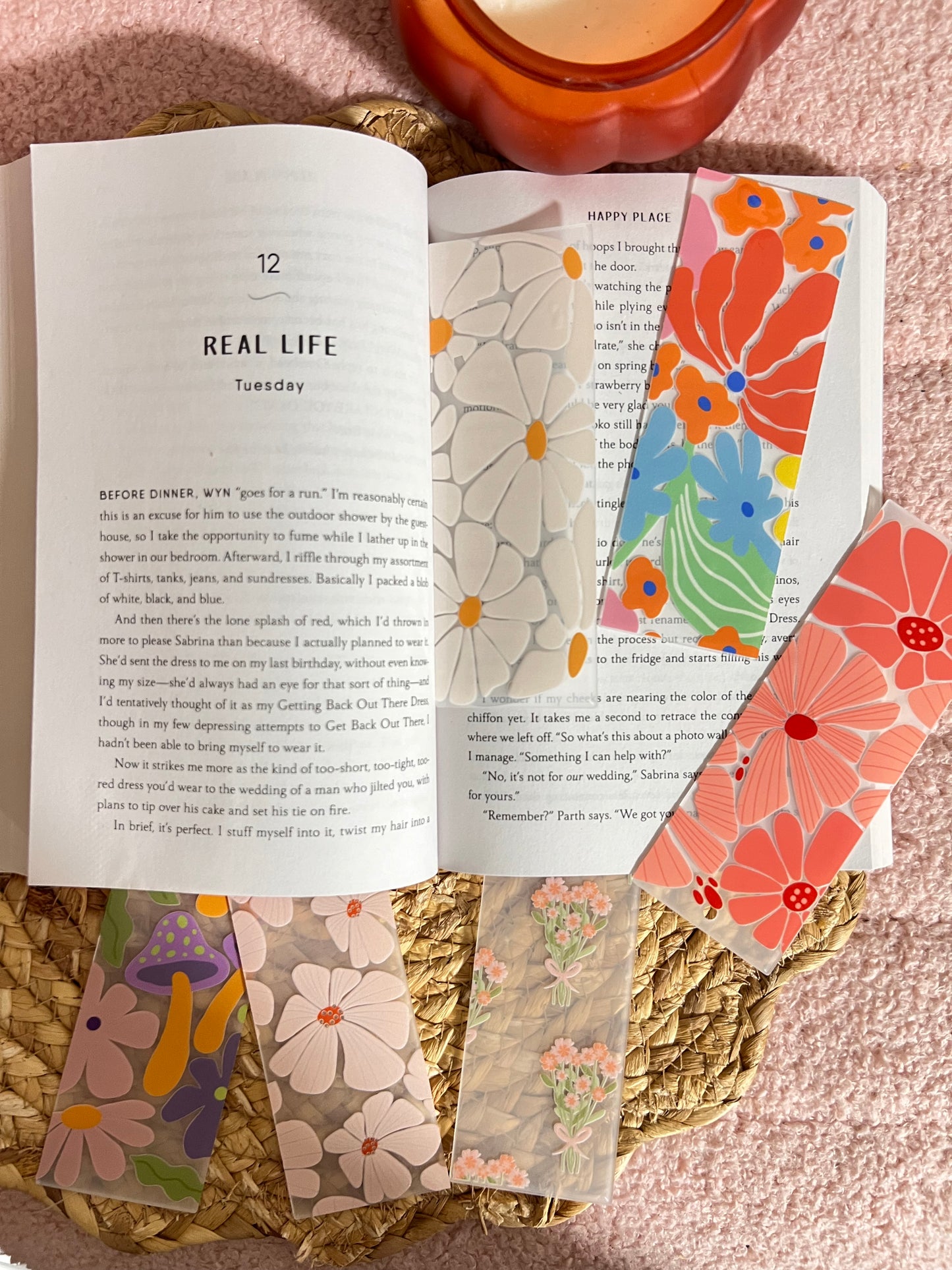 FLORAL BOOKMARKS