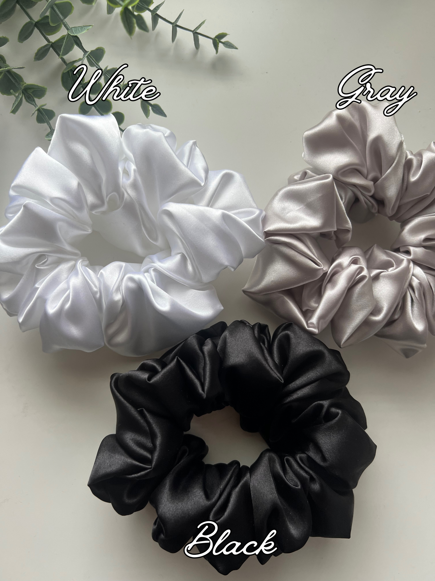 SATIN SCRUNCHIES