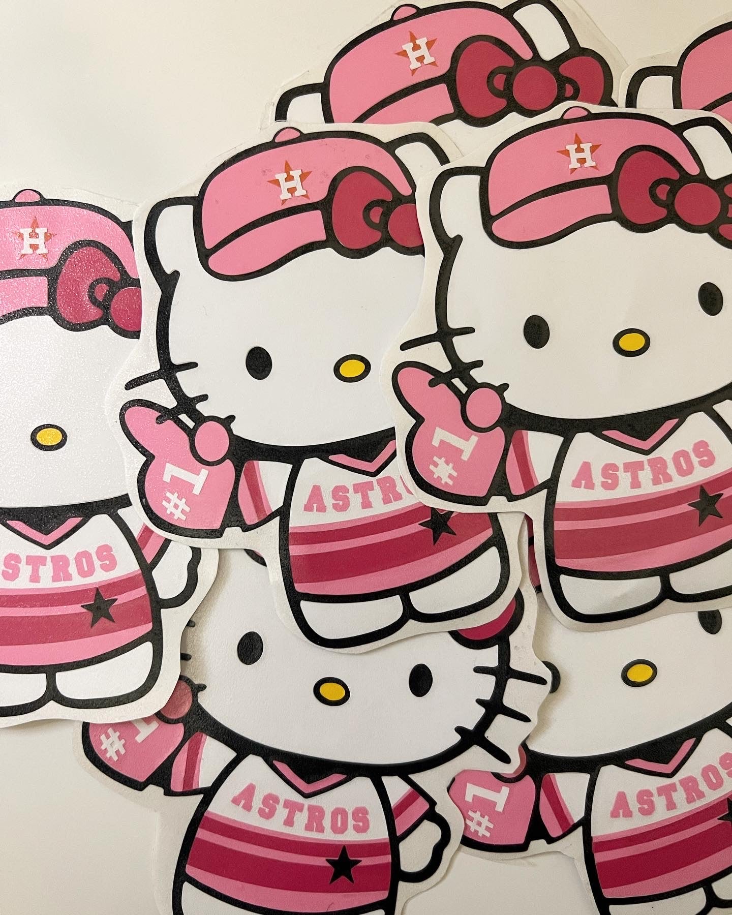 HELLO KITTY ASTROS CAR DECAL