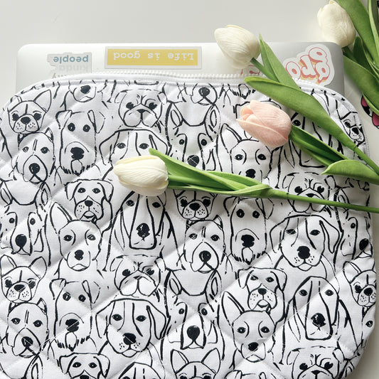 DOG PRINT LAPTOP SLEEVE 10x14