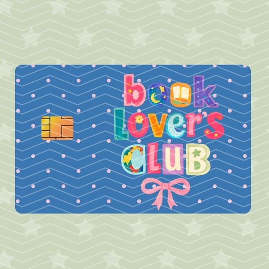 BOOK LOVERS CLUB CARD SKIN