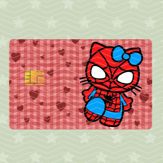 KITTY SPIDEY CARD SKIN HOLOGRAPHIC