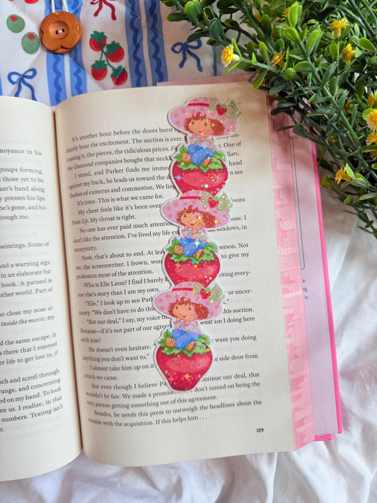 STRAWBERRY  HOLOGRAPHIC BOOKMARK