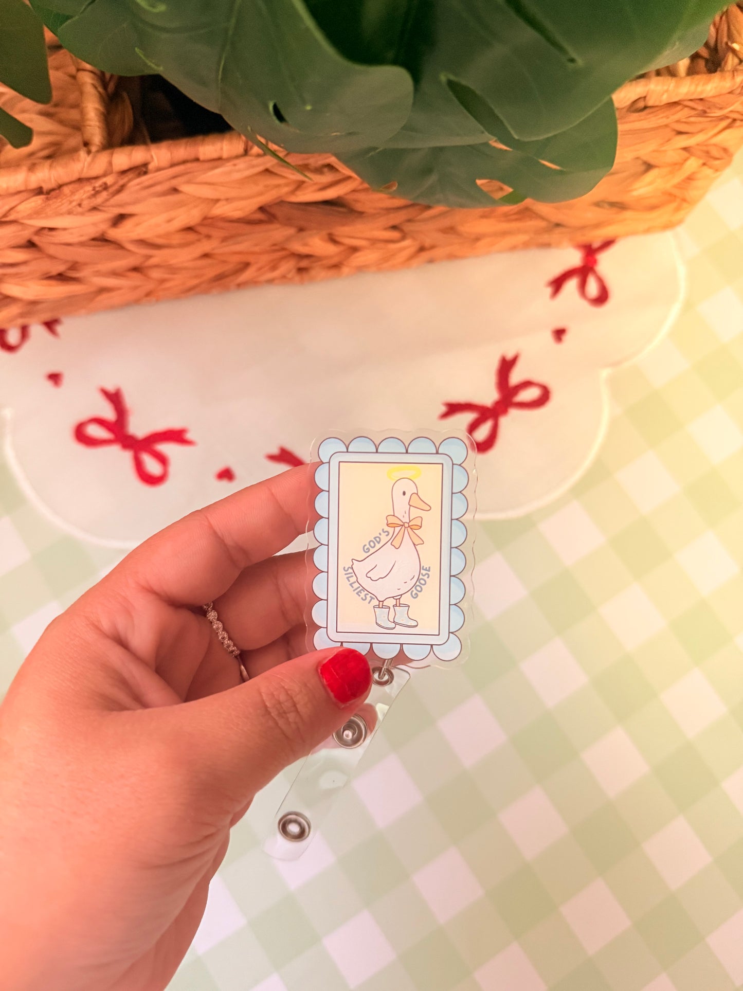 GOD’S SILLIEST GOOSE BADGE REEL