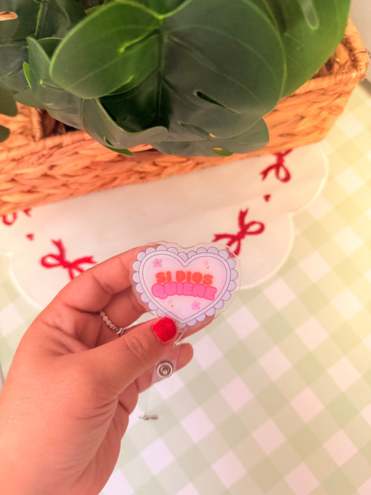 SI DIOS QUIERE BADGE REEL