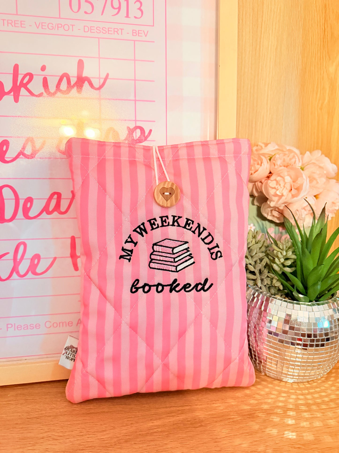 MY WEEKEND IS BOOKED IPAD MINI/ PAPERBACK SLEEVE