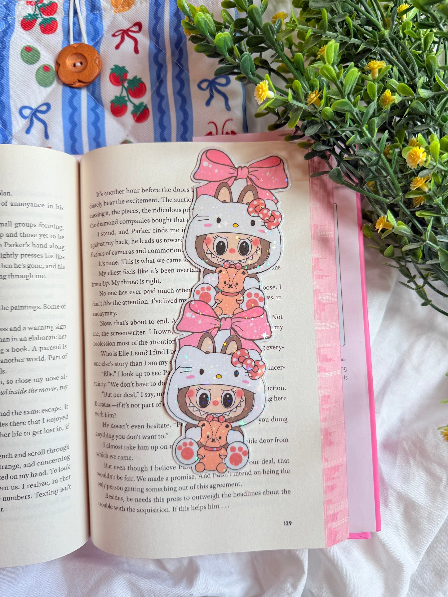 LABUBU HOLOGRAPHIC BOOKMARK
