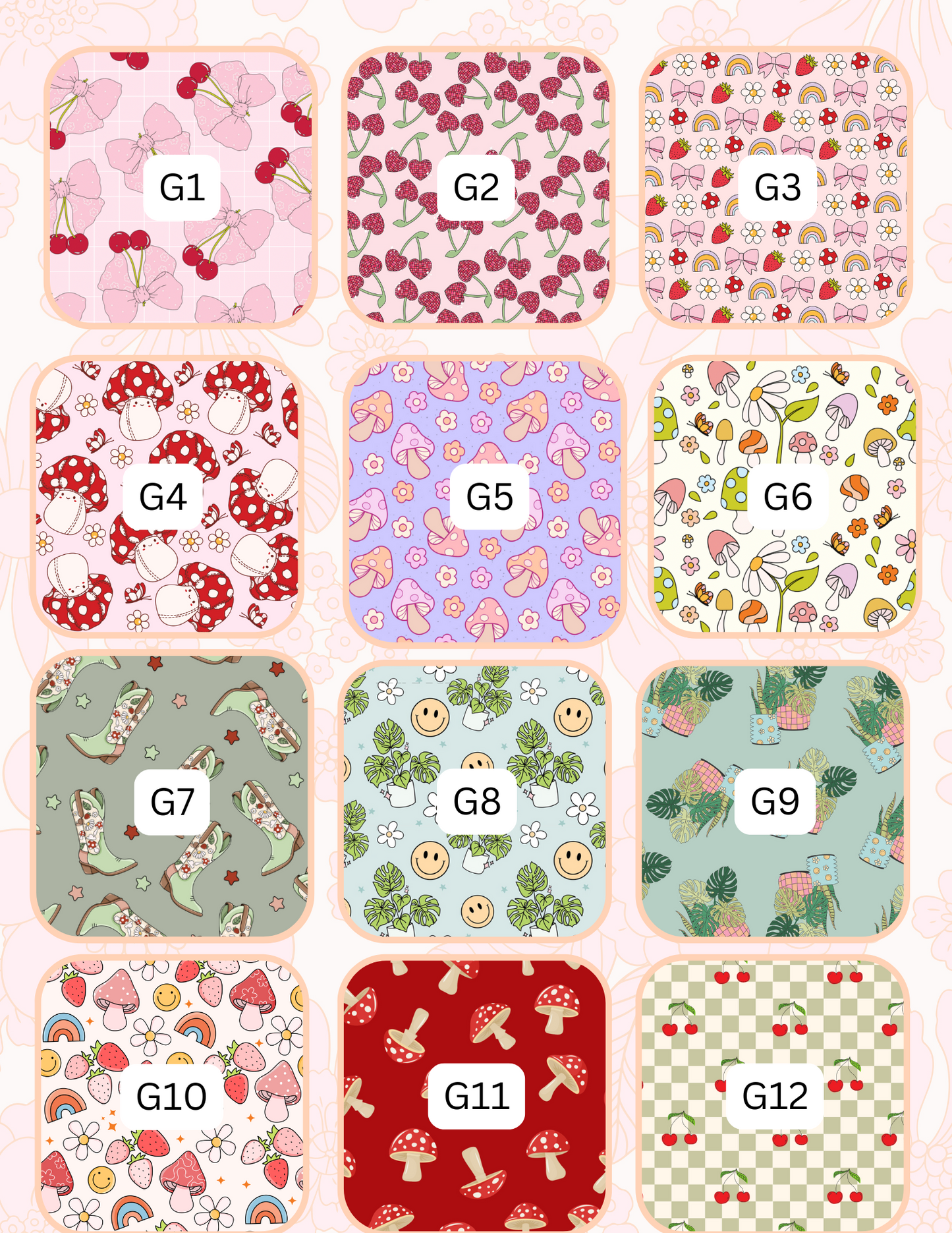 IPAD MINI 6TH GEN ( NEW PATTERNS )