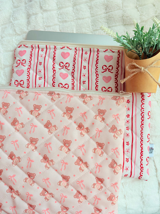 COQUETTE/BOW PATTERNS ALL SIZES SLEEVES/POUCHES