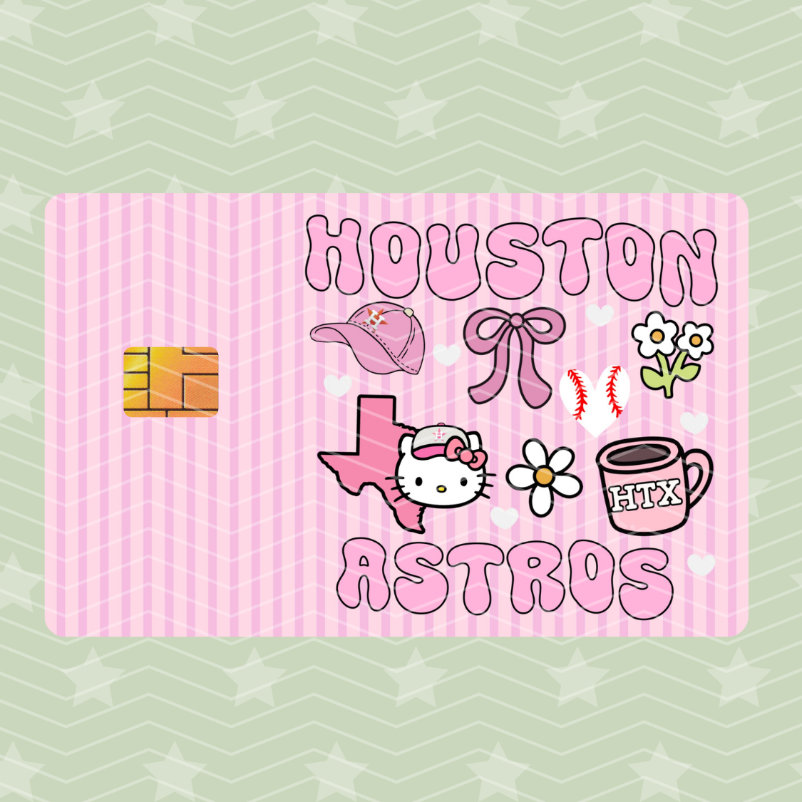 KITTY STROS CARD SKIN HOLOGRAPHIC