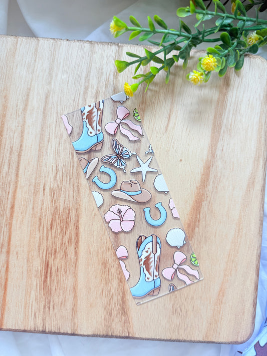 COASTAL COWGIRL ACRYLIC BOOKMARK