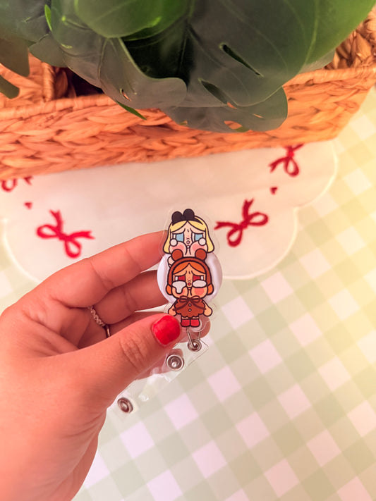 CRY BABY INSPIRED BADGE REEL