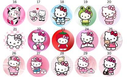 Hello Kitty Table Coasters (ALL DESIGNS)