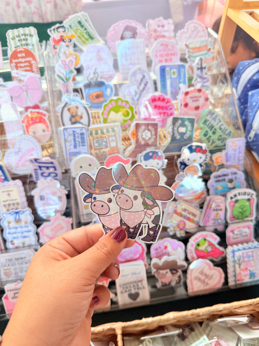 COWDY HOLOGRAPHIC STICKER