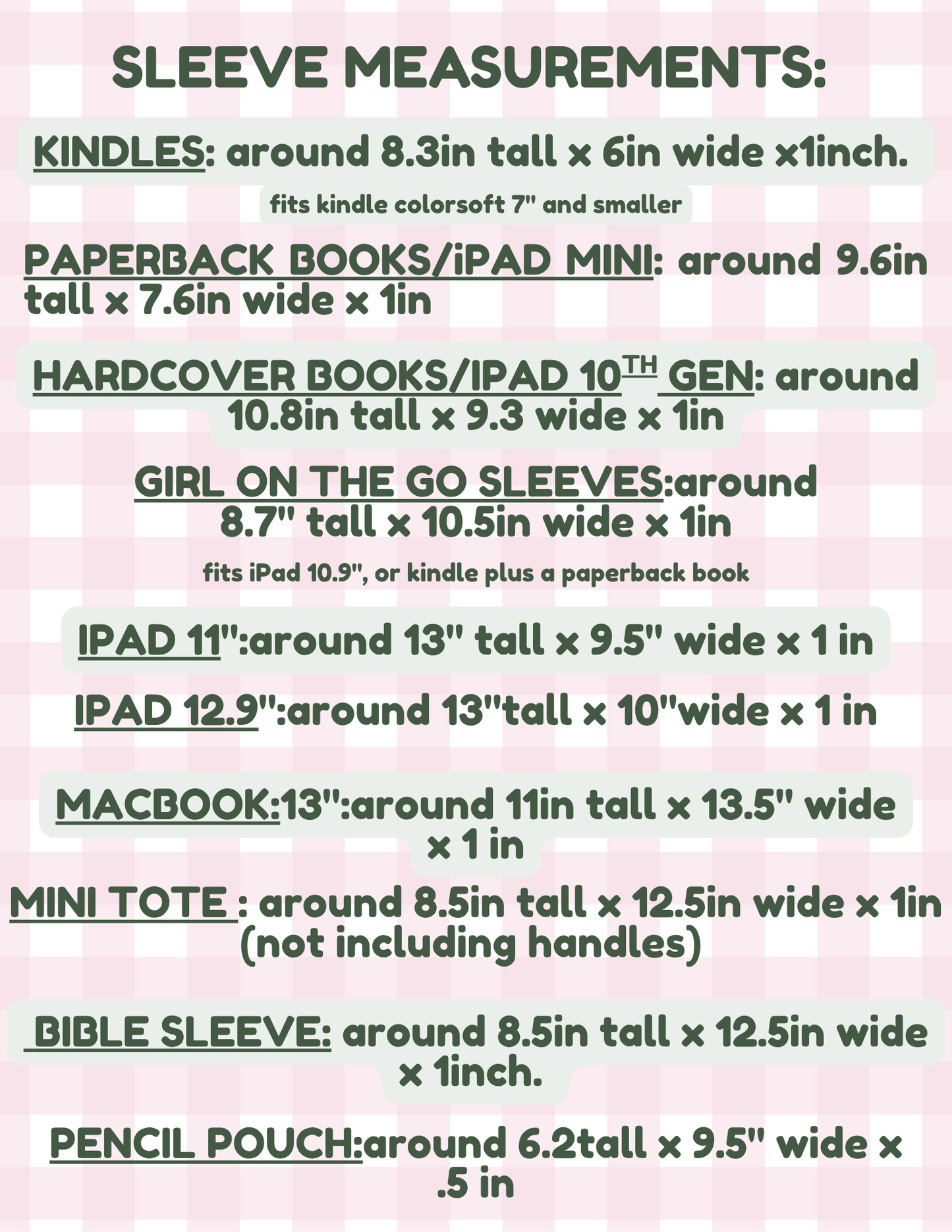 BLOOM COLLECTION PATTERNS ALL SIZES SLEEVES/POUCHES