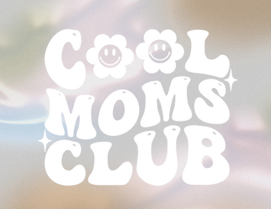 COOL MOMS CLUB CAR DECAL