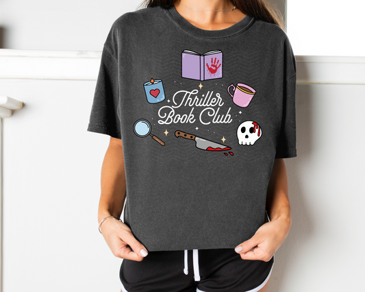 THRILLER BOOK CLUB ADULT SIZE SHIRT